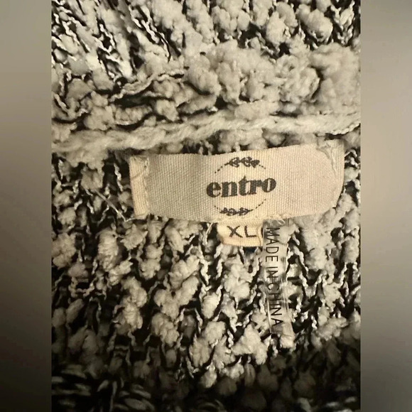 Entro gray popcorn hoodie size XL - Picture 5 of 7